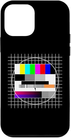 Hülle für iPhone 12 mini Retro Testbild - TV Fernseher - IT Technik 80er Jahre