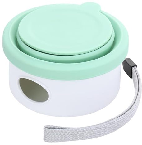 Dog Bowl with Poop Bag Holder | Practical Pet Snack Container for Outdoor Adventures | Great for Hiking, Camping, and Dog Walking | Handy Solution for Pet Owners the Go