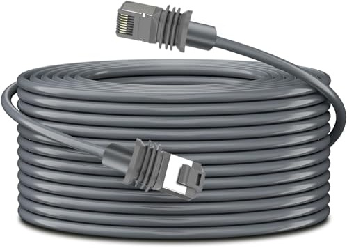 WEELIAO Câble Starlink RJ45 vers RJ45 pour Starlink Gen 3/Mini, câble Ethernet étanche pour câble satellite de remplacement standard V3 26 AWG CAT6 standard (46 m)