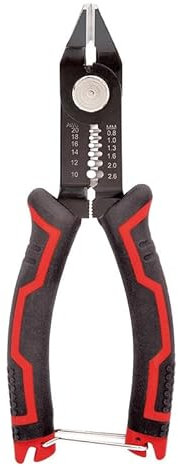 Pince Coupe-câbles,Pince à Dénuder Le Fil,Pince Coupante Metal,Pince pour Dénuder et Couper Câbles,Pince à Dénuder Multifonction,Pinces à Dénuder,Coupe-Fil Pince Diagonale Universelle,1PCS