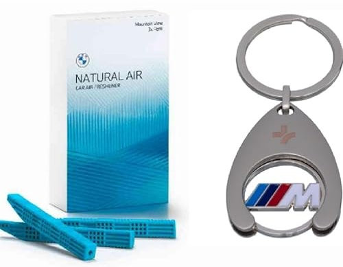 BMW Recarga de fragancia interior Mountain View Natural Air Refill 3 ambientadores + ficha de compra