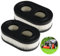2 PCS Filtro Aria per Tosaerba Compatibili Con Motori Briggs & Stratton 798452 E 593260, Ricambio per Motori Tosaerba a Scoppio, Luftfilter Rasenmäher Durevole E Ad Alte Prestazioni per Giardinaggio