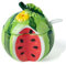 HTTGDGDH Sucrier À Fruits avec Couvercle Et Cuillère, Sucrier Coloré, Boîtes À Café Et À Sucre en Céramique, Pot À Épices Et À Sel（E）