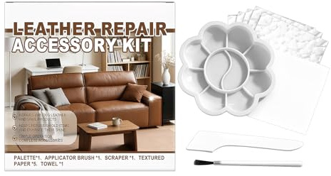 Ledercouch Reparatur Set - Handtaschen Pflege Zubehör | Reparatur Kit Für Risse In Leder,Für Mieter Handwerker Vermieter Und Auto Jacke Stiefel