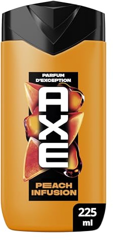Axe Fine Fragrance Duschgel Peach Infusion für unwiderstehlich glatte Haut nach der Dusche mit einem spektakulären Duft 225 ml