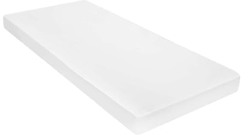 Matratze 80 x 200 cm 7 Zonen PU Schaum 10 cm H2 H3 mit ergonomischem Bezug, waschbar und wendbar für Schlafzimmer, Gästebett, Kinderzimmer, Lattenrost und Boxspringbett