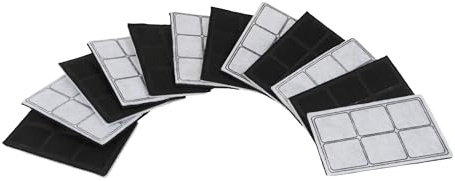 PetSafe Drinkwell Premium Lot de 12 filtres à Charbon Actif à partir de Coques de Noix de Coco Noir/Blanc