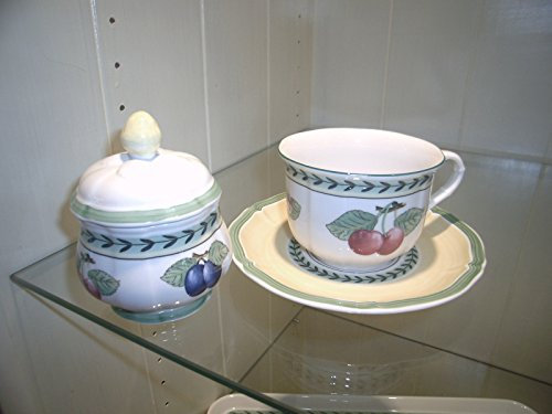 Villeroy & Boch French Garden SERV Caffe 7 unidades (6 tazas café expreso C azucarería)