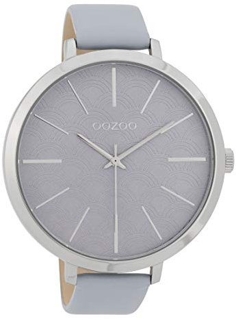 Oozoo Damenuhr mit Lederband 48 MM Flieder/Flieder C9677