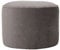 Icon Milano Hocker, Dunkelgrau, Flauschiger Samt Stoff, Samt Sitzsack, Sitzpuff Hocker mit Füllung, Fußhocker für das Wohnzimmer, Deko Wohnzimmer