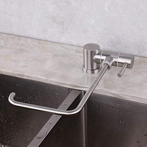 grifo cocina osmosis abatible, grifo cocina y osmosis, acero inoxidable 304, grifo abatible fregadero, grifo, 1/2 -Dibujo B