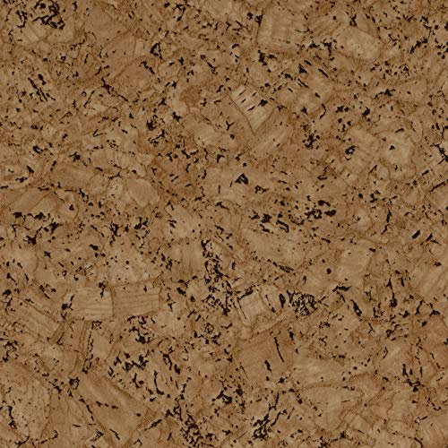PVC Bodenbelag Meterware Kork Optik Vinyl Rollenware in 200 300 und 400 cm Breite CV Belag mit Vliesrücken ideal für Wohnzimmer und Küche | Variante : 2m x 2,5m