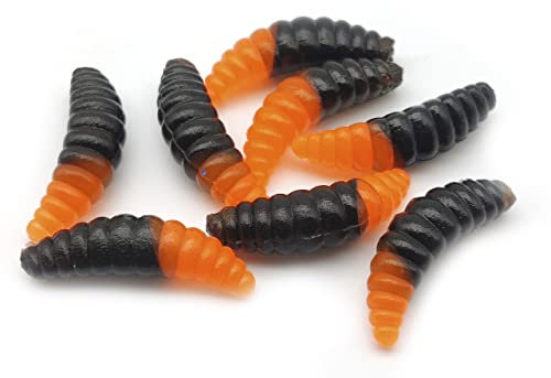 Trout Slay 35mm, Forellenköder, Gummiköder, Angelköder, Bienenmaden (#009 UV)