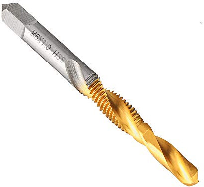 TuToy 10 Pièces M3-10 Foret Fraisé Hss Revêtement En Titane M3 / 4/5/6/8/10 Taraudage Perceuse À Chanfreiner Taraud De Machine - M3X0.5