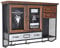 Wandschrank „Villa Sofia“ – Retro Hängevitrine | Landhausstil | Holz mit Glastüren | Hängeschrank mit Schubladen & Haken lof058 Palazzo Exklusiv