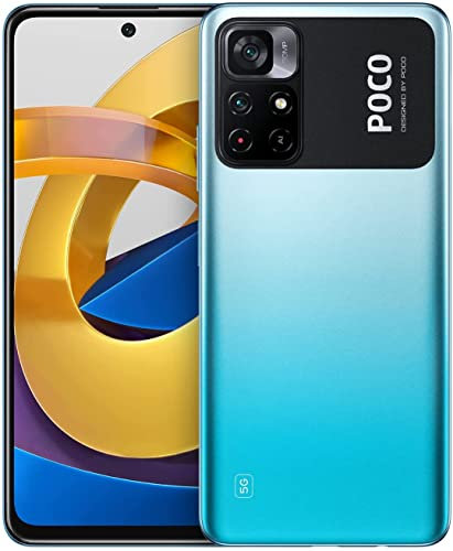 Xiaomi Poco M4 Pro 5G Smartphone 64 Go, 4 Go de RAM, Dual SIM, Cool Blue, 4+64