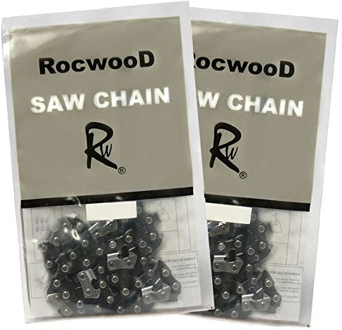 RocwooD Chainsaw Chain 20 Stihl 029 031 032 034 036 039 048 064 E15 E20 E220 MS310 MS340 MS341 MS360 MS361 MS362 MS390 MS391 MS440 MS441 MS460 3/8 .063 1.6 72DL x2