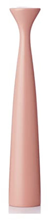 Applicata - Kerzenleuchter, Kerzenhalter - Blossom Rose - Buchenholz - Farbe: warm Rose - Höhe 29 cm