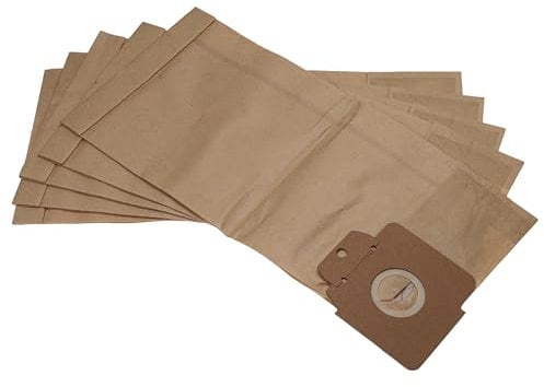 vhbw 5x sacchetto compatibile con Kärcher CV 30/1, CV 3.000, CV 38/1, CV 30/1 Professional aspirapolvere - carta, 35cm x 16cm Marrone