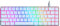ASUS ROG Falchion Ace 65% RGB Gaming Mechanical Keyboard, Lubed ROG NX Red Switches & Switch Stabilizers, Sound-Dampening Foam, PBT Keycaps, Wired with KVM, Three Angles, Cover Case-White, UK Layout