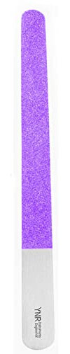 Nail File Diamond Deb Nail File Foot Dresser Stainless Steel Double Sided Diamond Dust Coating Podiatry Foot Care Instruments Professional Quality Product Chiropody File (Purple 6)