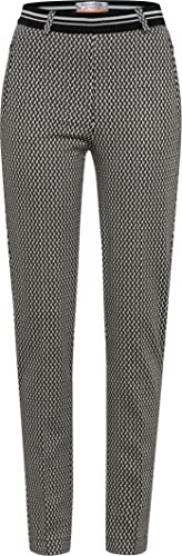 Raphaela, Lillyth, Damen Jeans Hose Jersey Schwarz Weiß D 36 W 28 L 30