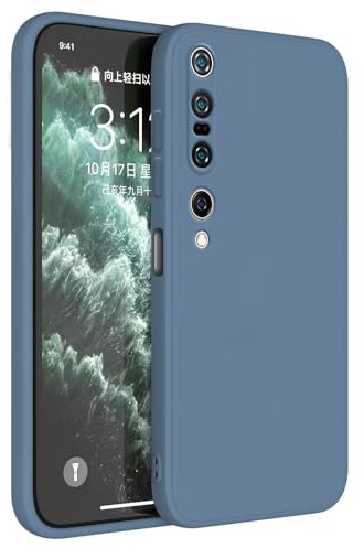 Topme Handyhülle Hülle Fur Xiaomi MI 10 Pro 5G (6.67 Inches) Case Schutzhülle, Hautschutz Aus TPU Silikonhülle - Lavendelgrau