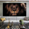 MHLCMG Leinwand Malerei Afrikanische Löwen Bilder Wandkunst Tiere Löwen Poster Kunstdruck Bild Wand Wohnzimmer Schlafzimmer Dekor Kein Rahmen (80X120CM)