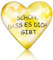 Otuuz 1 Stück Sorgenstein SCHÖN DASS ES Dich GIBT Herzform Glücksstein Herz Glücksbringer Herzförmiger Handschmeichler Mutmacher Geschenk für Freunde Familie