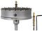 sourcing map Scie cloche en carbure TCT de 110 mm de diamètre pour acier inoxydable, métal, alliage d'aluminium, cuivre, laiton, plastique, avec embout central supplémentaire