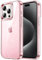 JETech Cover Glitter per iPhone 15 Pro Max 6,7 Pollici, Custodia Bling Brilla Paraurti Antiurto da Telefono, Carino Scintillante con Donne e Ragazze (Rosa)