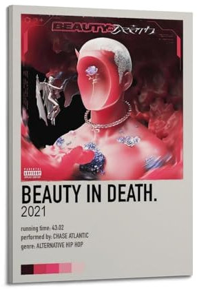 greb Chase Atlantic Album-Poster, Leinwand-Poster, Raumdekoration, ästhetisches Poster, künstlerisches Poster für Schlafzimmer, Wohnzimmer, Wände, 30 x 45 cm, Rahmenstil