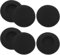 QOTSTEOS 6 Stück Schaumstoff-Ohrpolster, 55mm schwarzes Schaumstoff-Ohrpolster, Headset-Ohrpolster-Ersatz, für Kopfhörerzubehör-Ersatz(Size:5.5cm)