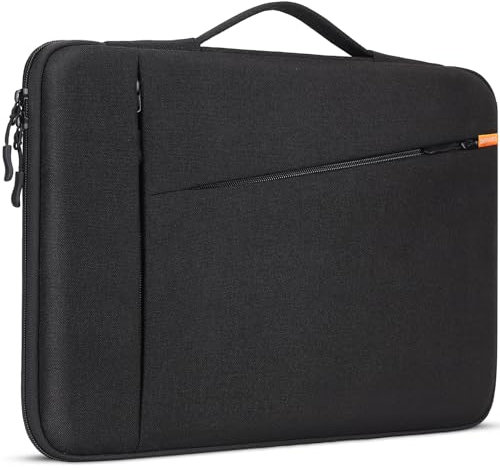 DOMISO 14 Zoll Laptop Hülle Notebook Tasche Wasserdicht Notebooktasche Stoßfestes Schutzhülle für HP, Dell, Asus Notebook,Schwarz