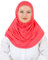 Prien Chic Hijab für Damen, Muslim Kopftuch Untertuch Set, Lange Kopftücher Kleid Frauen, Schal Für Gebetskleidung Abaya, Muslimische Kleider Für Ramadan Hajj (Brink Pink)