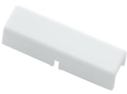 GARDINIA Schienenverbinder für Vorhangschiene Slim Line, Weiß, 2 Stück