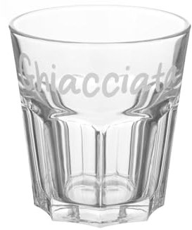 KASANOVA Vaso de agua cristal con texto Froz, 290 ml