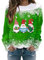 Sweater Weihnachten Damen Weihnachts Shirt Atmungsaktiv Oberteile Oversize Sweat Billig Langarmshirt Christmas Sweatshirt Pullover Weihnachtsmotiv Damen Damen Outfit Weihnachtsfeier