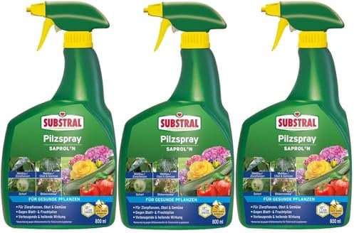 3 X 800ml Substral Pilzspray Saprol N