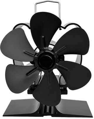 Langlebiger Wärme Ofenlüfter Für Holzverbrennungsbetriebsbetrieb Verbessert Aluminiumlegierfächer Für Komfortable Umwelt Holzofen