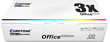 Eurotone 3X Toner kompatibel mit Konica Minolta SP 302 ersetzt 1710433001 Schwarz 938303 Black