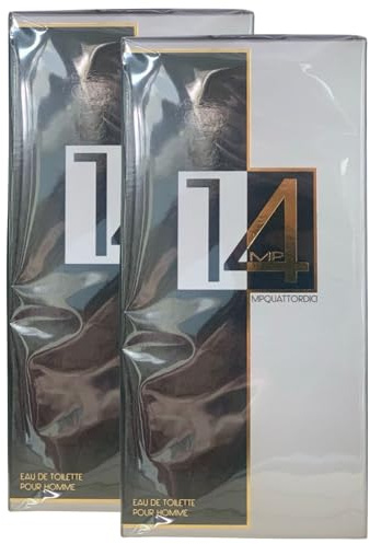 Eau De Toilette MP14 Pour Homme, Fragranza Maschile Dalle Note Legnose e Aromatiche 100ml (2 Unità)