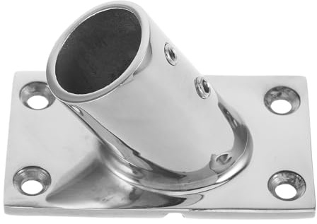 Abaodam Supporto Asta Bandiera in Acciaio Inox per Barca Base Marina Compatta e Resistente per Montaggio su Parete Yacht e Ponte Accessorio Nautico Elegante e Facile da Mantenere