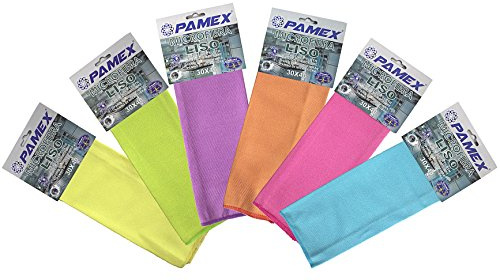 PAMEX -Paño Microfibra Especial Liso 30x40-12 Unidades