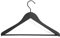 HAY Soft Coat Hanger Kleiderbügel 4er Set, Holz, Schwarz, 44 x 27 cm