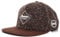 Blackskies Snapback Cap Schwarz Braun Grau Wolle Schirm Unisex Premium Baseball Mütze Kappe, Osiris, Einheitsgröße