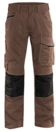 Blaklader 15511811 Hochsichtige Hose mit Stretch, Schwarz/Gelb, grootte D88