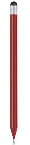 Remplacement de Stylo d'écran Tactile pour Tous Les Écrans Tactiles Téléphones Cellulaires Tablettes Ordinateurs Portables Crayon Stylet Universel(Rouge)