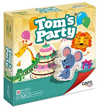 Cayro - Juego De Mesa Tom´s Party - Cooperación - Multicolor y Divertido - para Toda La Familia - Fomenta La Cooperación - 2 A 6 Jugadores - Original