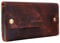 STILORD 'Griffin' Trousse Cuir Vintage Étui élégant idéal comme Sac Scolaire Organiseur Pochette Porte-Monnaie Bourse en Cuir Véritable, Couleur:Kara - Cognac